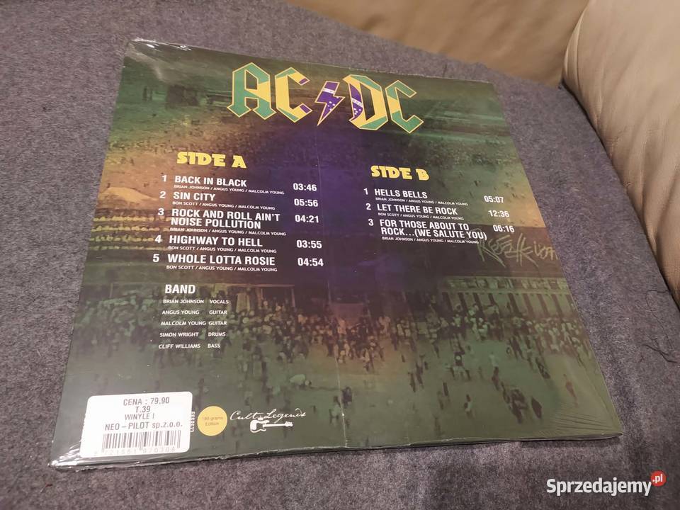 LP Rock in Rio 1985 ACDC Winyl Płyta Winylowa w 1 płyta Warszawa