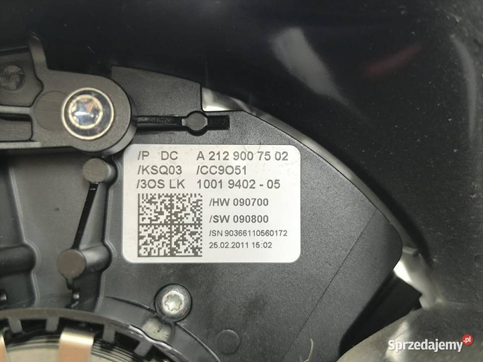 PRZEŁĄCZNIK ZESPOLONY MERCEDES ECLASA W212 SEDAN sprzedam