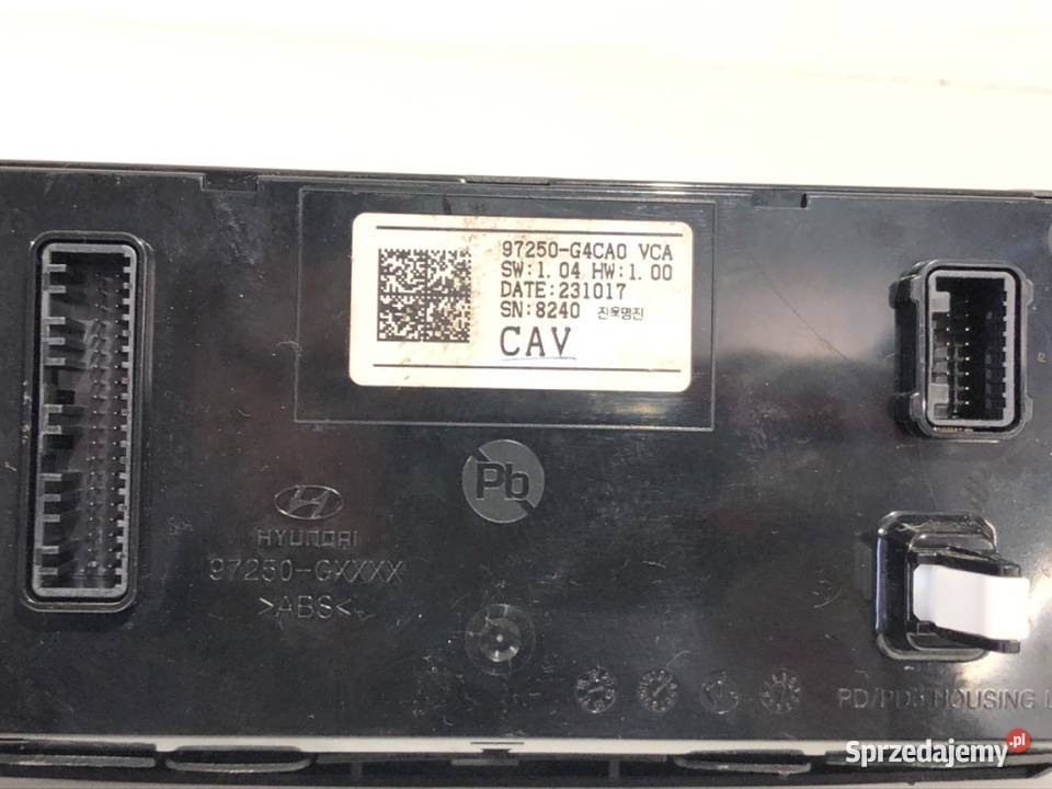 PANEL STEROWANIA NAWIEWU HYUNDAI i30 97250G4CA0