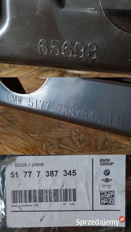 BMW F90 G30 G31 ŚLIZG LISTWY PROGOWEJ LEWY Pleszew