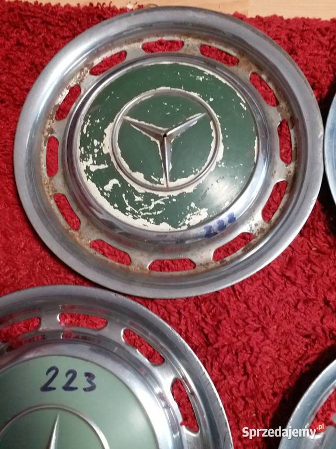 Kołpaki chrom Mercedes 123116126Oryginały 223 Gorzów Wielkopolski sprzedam
