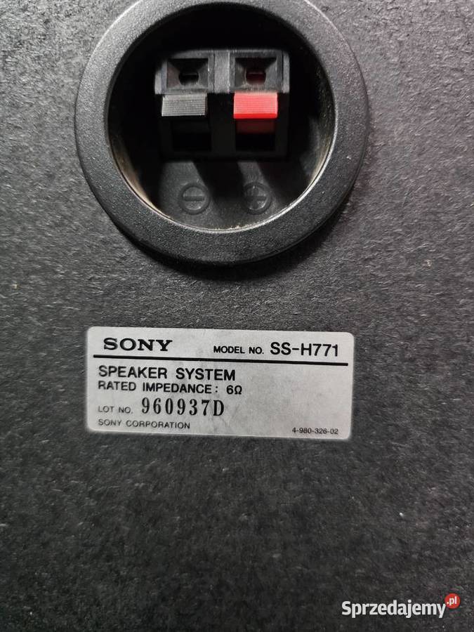 Kolumny stereo Sony Model SSH771 wysyłka Kraków