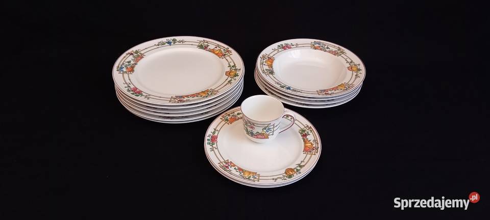 Talerz głęboki VilleroyBoch Mon jardin Antyki, Sztuka, Kolekcje sprzedam