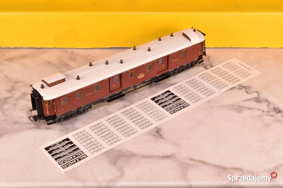 Wagon osobowy pocztowy PKP CIWL H0 187 Orient Poznań