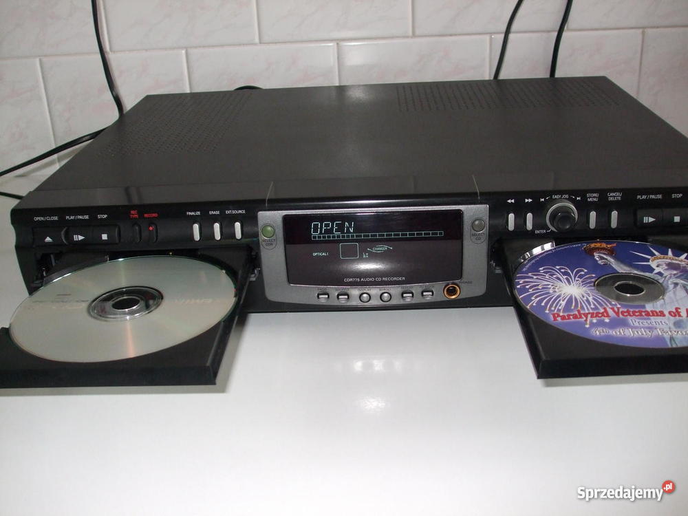 Nagrywarka Audio CD Dwukieszeniowa Philips CDR77 Tczew