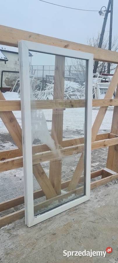 OKNA KacprzaK Witryna 75x149 FIX Używany PCV Siedlce