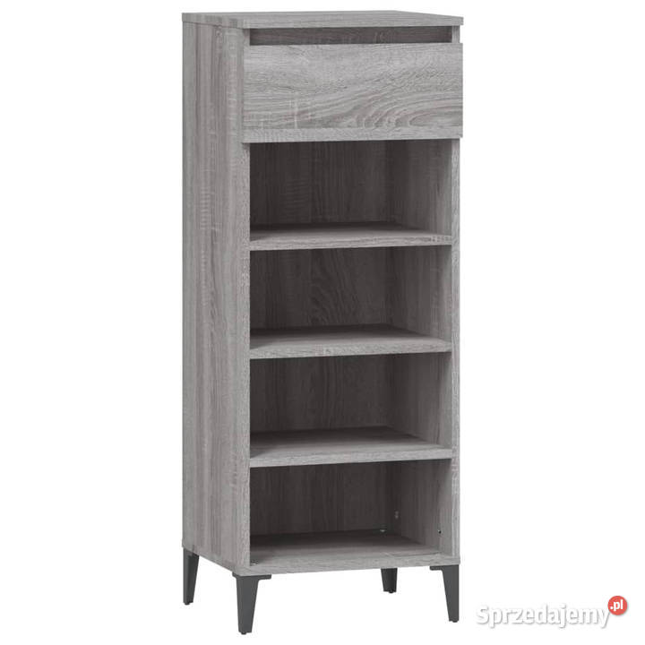 Szafka na buty szary dąb sonoma 40x36x105
