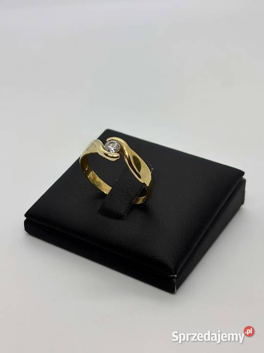 Złoty Pierścionek pr 585 230g Rozmiar 18 Elbląg