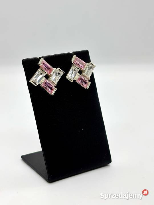 Srebrne kolczyki pr 925 397g Sztyft Elbląg