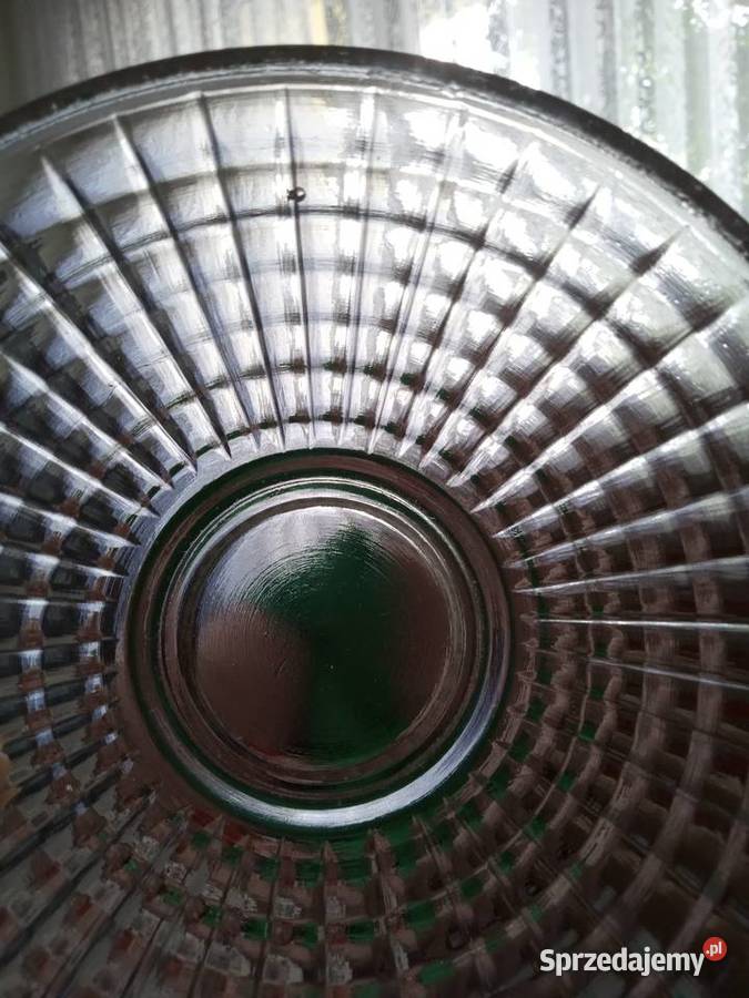 Bombonierka szklana PRL śląskie Mysłowice