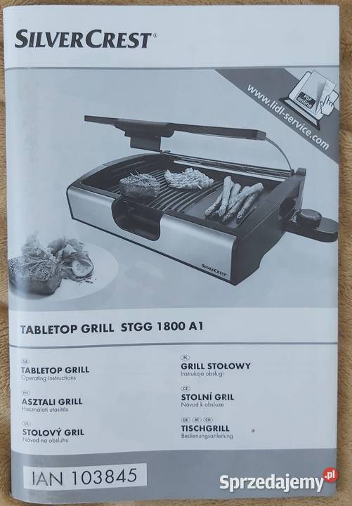 Tabletop Grill Stgg 1800 A1 SilverCrest Warszawa