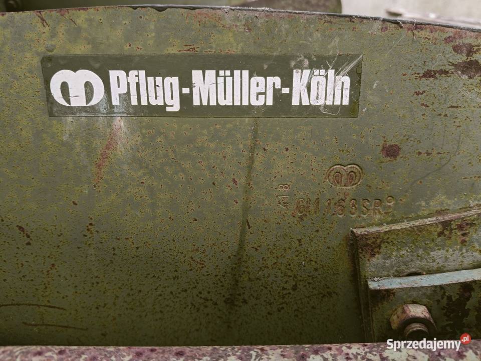 Pług obrotowy 3 Muller koln nieuszkodzony łódzkie Sulejów