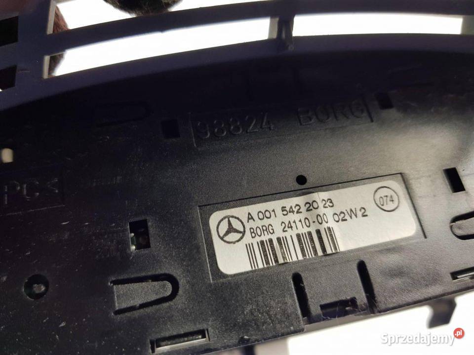 KRATKA ZDERZAKA PRZÓD A0015422023 MERCEDES SL osobowe