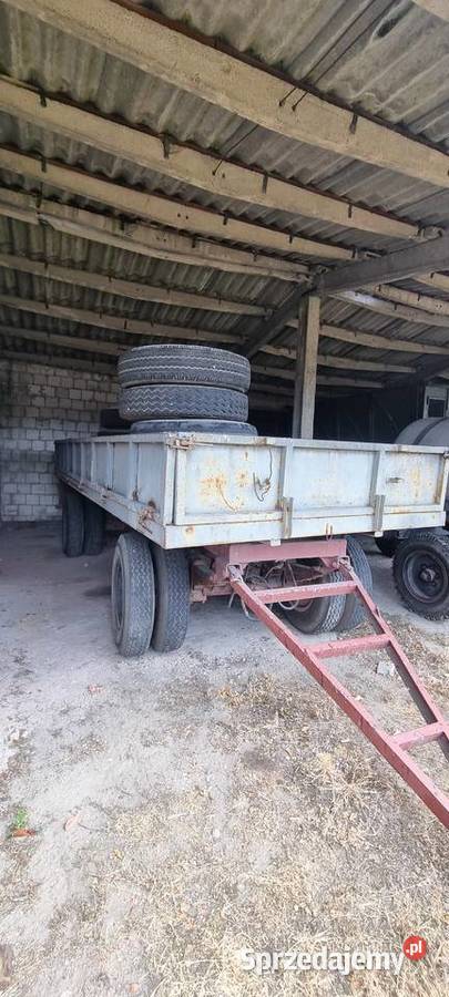 Przyczepa transportowa sztywna 12 t nieuszkodzony Maszyny rolnicze