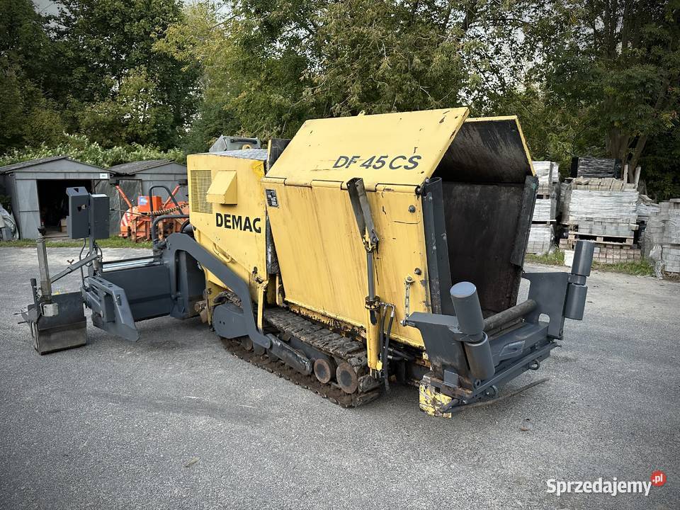 DEMAG DF 45 CS, elektryczny stół, niwelacja