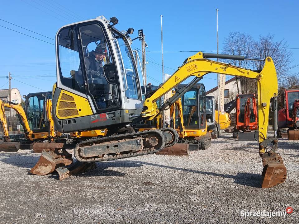 Mini koparka Neuson Et18 z 2019r 3 łyżki 2 tony