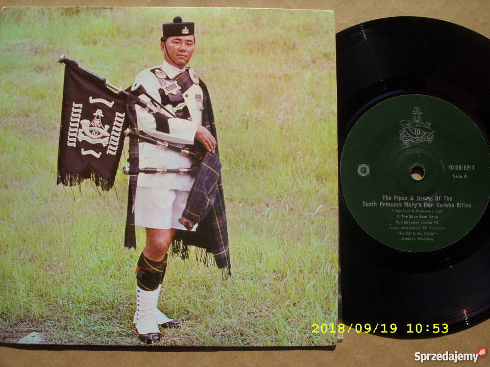THE PIPES DRUMS Singiel winyl Wołów