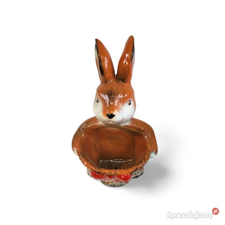 Figura Dekoracja Królik Doniczka opolskie Opawica