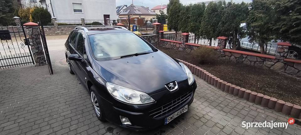 Peugeot 407 SW Kombi Klima Panorama Hak 1600cm3 Pelplin