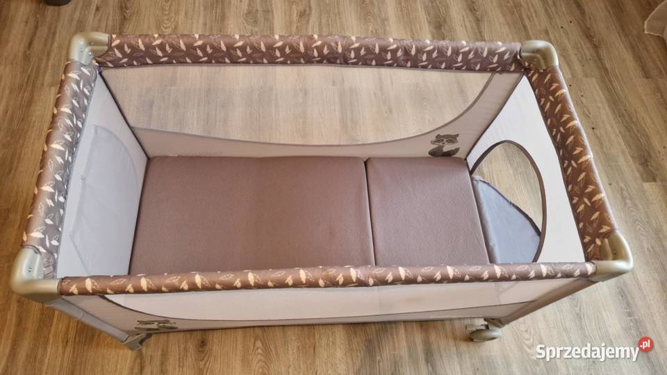 Babyono Łóżeczko turystyczne Basic Szare 2