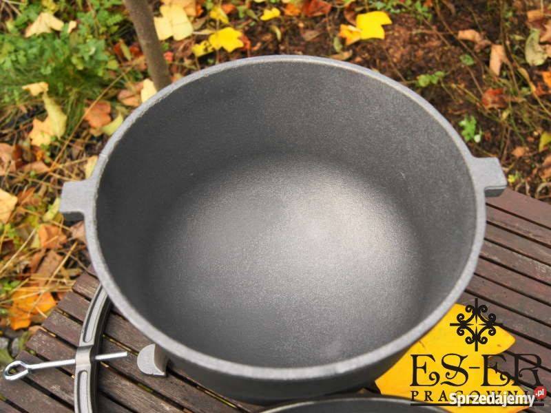 Kociołek żeliwny MYŚLIWSKI ESER 7l pieczonki Ogród Częstochowa