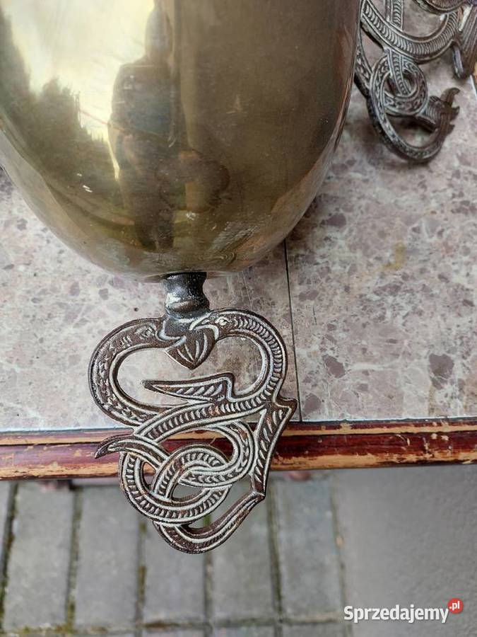 Zabytkowa lampa naftowa sufitowa secesja Tczew sprzedam