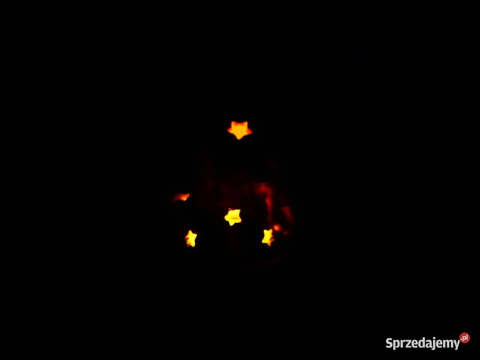 Zimowa figurka lampion porcelanowy dekoracja Biłgoraj