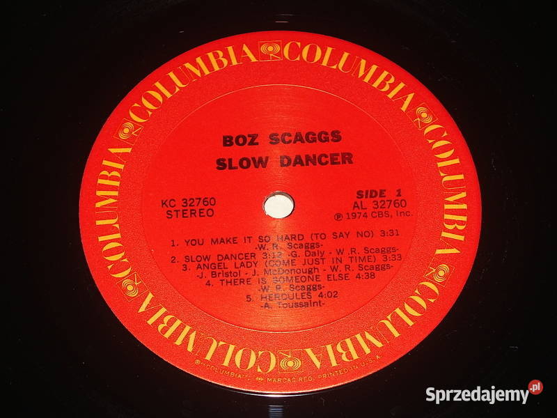 Płyta winylowa BOZ SCAGGS SLOW DANCER Muzyka Olsztyn