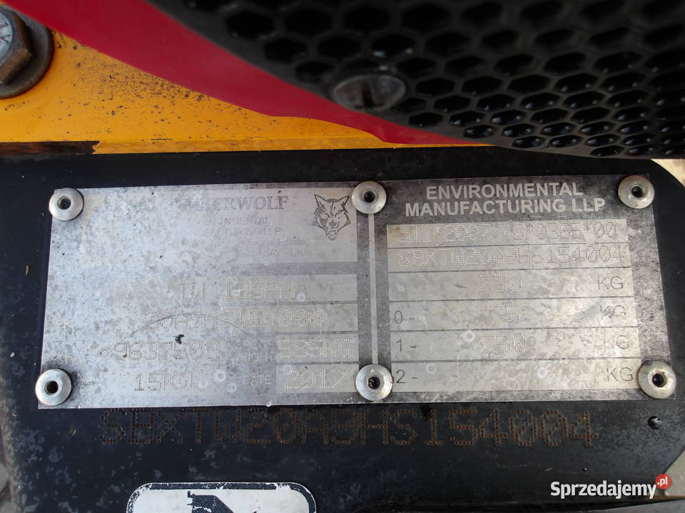 Rębak spalinowy Timberwolf TW125PH Pleszew