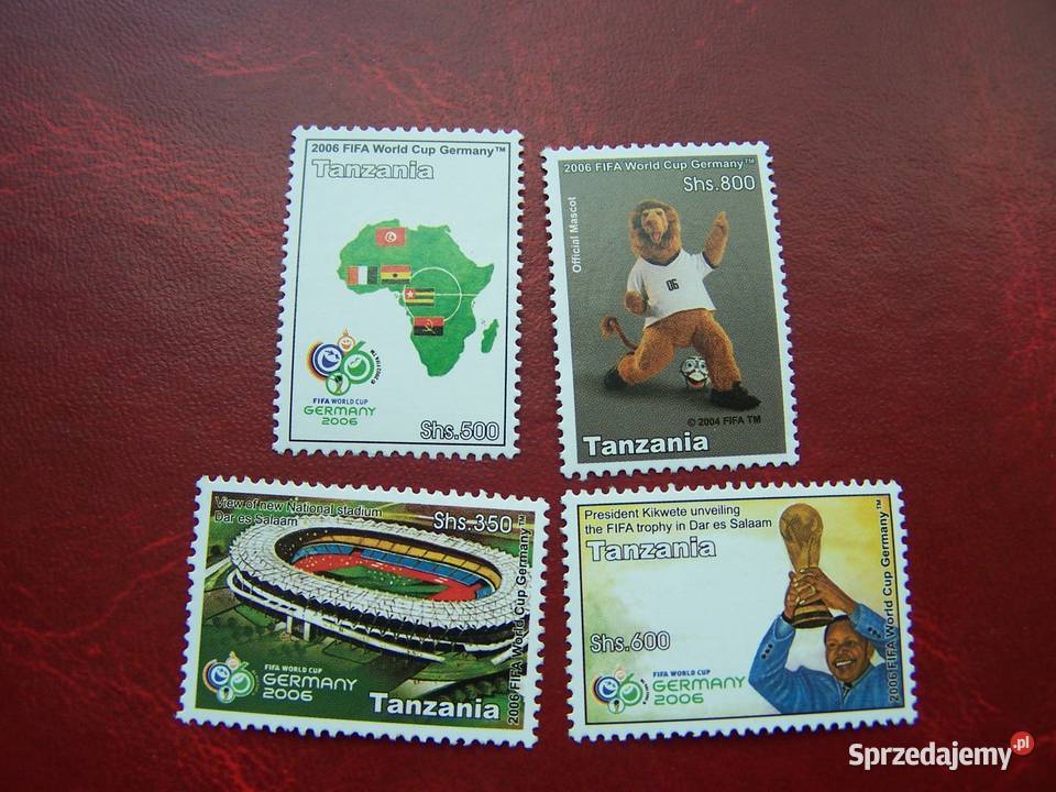 Tanzania 2006 MNH Sport Piłka nożna Niemcy 2006 Filatelistyka Tychy sprzedam