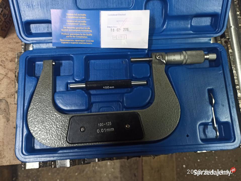 średnicomierz warsztatowy KMITEX CZ 100125 mm Kłodawa