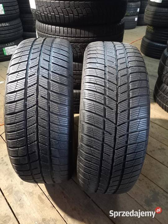 2x Opona UŻYWANA ZIMOWA 21555R17 BARUM 169 Zaścianki