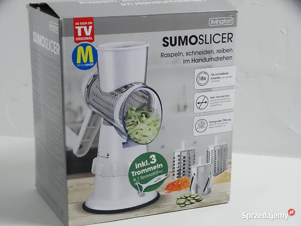 Szatkownica Livington Sumo Slicer NOWA 3 w 1