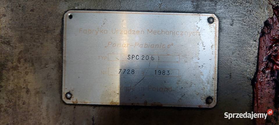Ponar Jotes Szlifierka do płaszczyzn kujawsko-pomorskie Grochowalsk