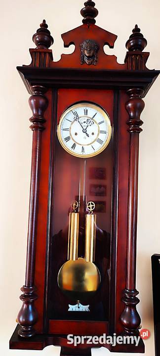 Zegar wiszący GB linkowy piękny sprawny Wyposażenie wnętrz Mielec