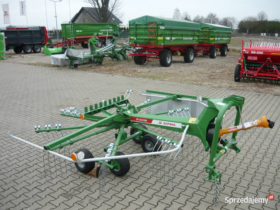Nowa Zgrabiarka Sipma ZK350Wir 35m tandem wielkopolskie Rychwał