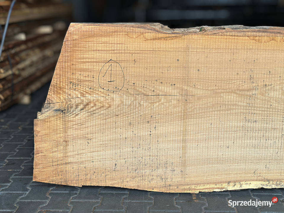 Deska dębowa Slab dębowy na blat 3100x750 mm 1 lubelskie Łabuńki Pierwsze