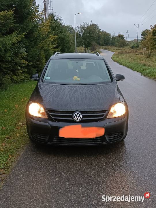 VW Golf 5 plus 19tdi czarny Golf Plus Grabowo Kościerskie