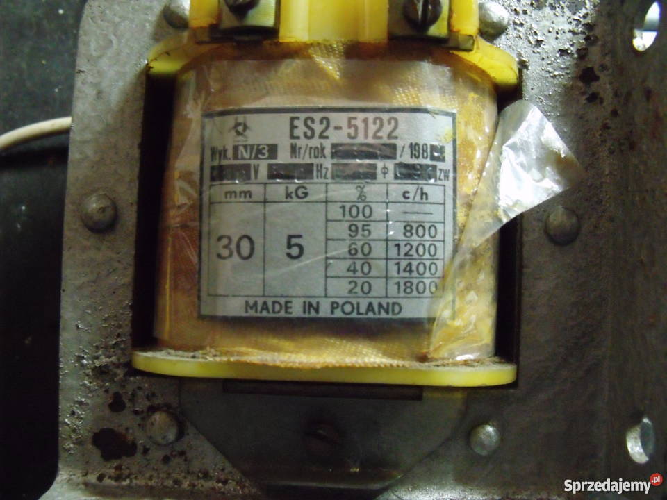 Elektromagnes luzownik typ ES2 5122 Elbląg