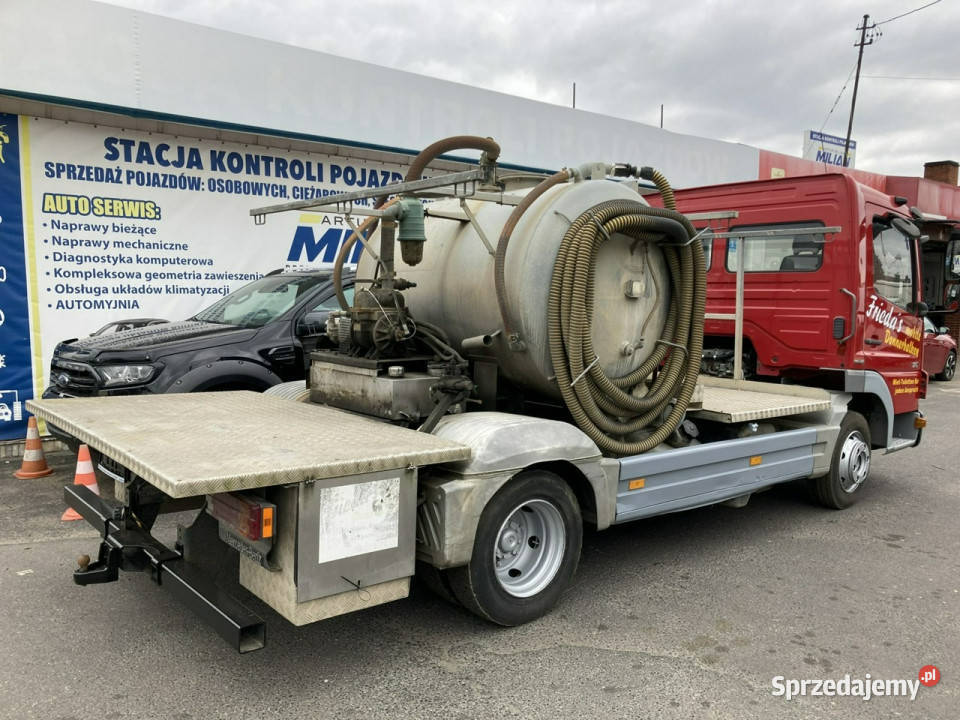 Mercedes Atego Atego716 Toitoi dowywozu WC immobilizer Samochody dostawcze