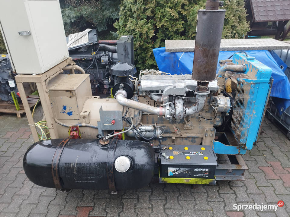Silnik Perkins 6 cylindrowy turbo z Prądnicą 130 Strzyżew