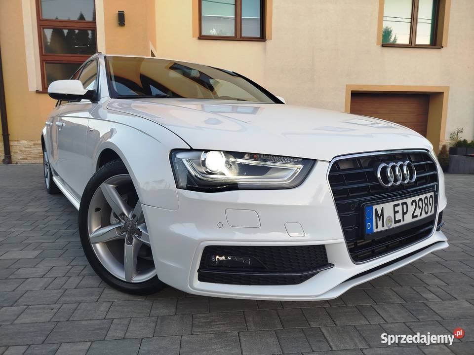 Audi a4 b8 Sline LIFT 2015R skóra navi alu 18 elektrochrom. lusterko wst. A4