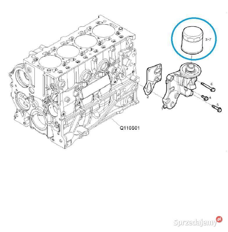 Filtr oleju 5802431043 LS Tractor 40539953 podkarpackie Tajęcina