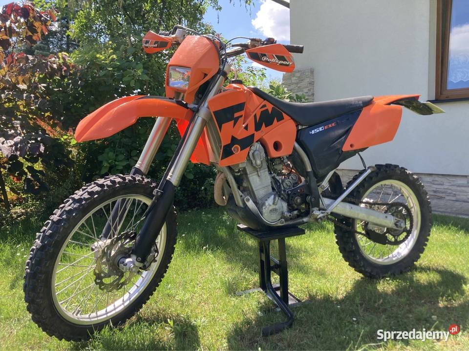 KTM EXC 450 EXCF RFS zarejestrowany enduro Janów Lubelski