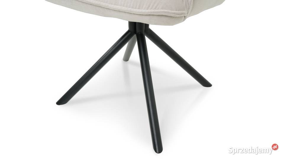 Krzesło Fotel Tkanina AquaClean nogi pająk Wanat