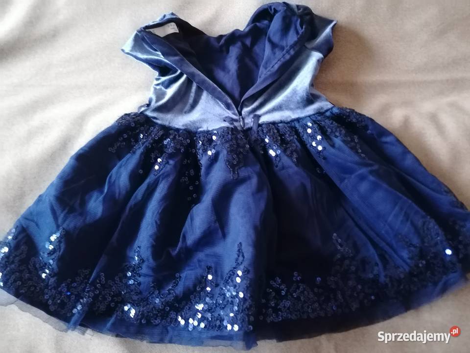 Sukienka MS granatowa rozmiar 104 Łódź sprzedam