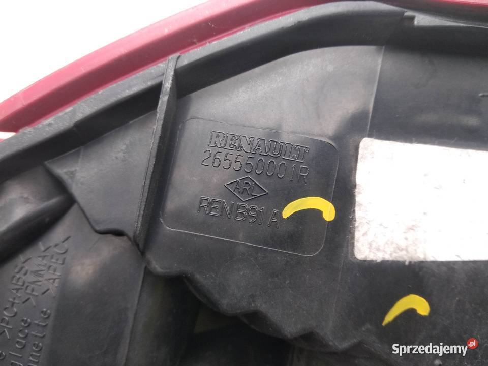 Renault Laguna 3 III liftback lampa tył tylna Lampy tylne łódzkie Sieradz