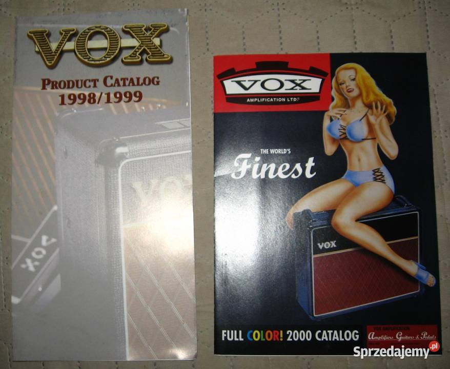 VOX Amplifiers two brochures catalogs lot dwie pomorskie Kępice