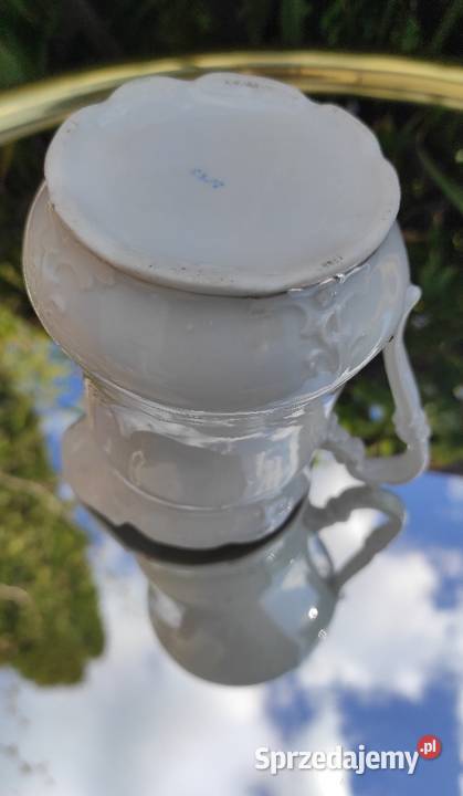 SECESYJNY MLECZNIK RELIEFY I KWIATY Pabianice sprzedam