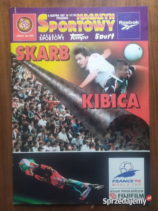 Skarb kibica liga polska jesień 1997 Czasopisma Czasopisma Łódź